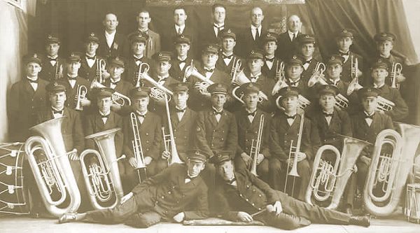 Malvern Tramways Band, 1926. Photograph courtesy Stonnington History Centre