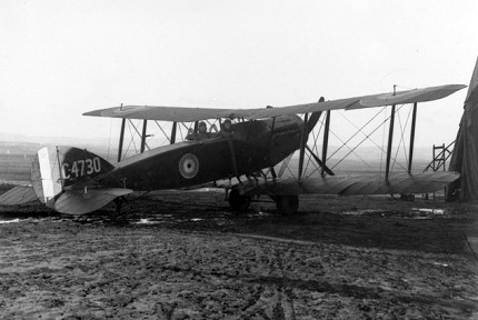 Australian Flying Corps Bristol F.2b Fighter in Palestine, 1918. Photograph courtesy Australian War Memorial
