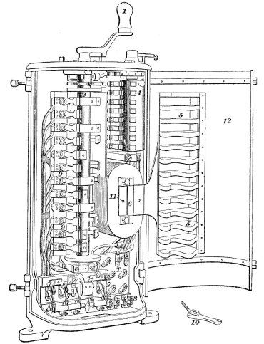 General Electric K2 series-parallel tramway controller. Image from ICS Reference Library.