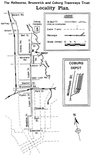 MBCTT map of routes. Source: after Prentice (see Bibliography)